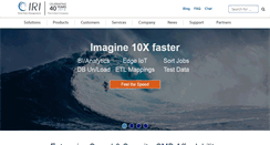 Desktop Screenshot of iri.com